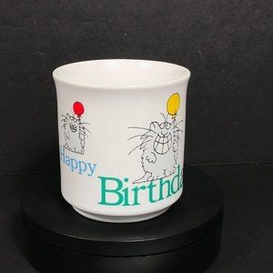 Happy Birthday coffee mug, Vintage Sandra Boynton